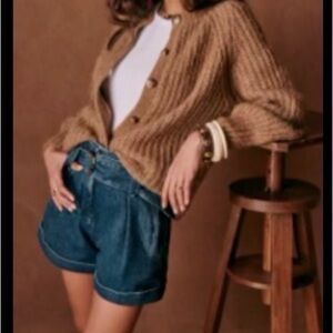 Sezane Rome Shorts Denim - Size 44